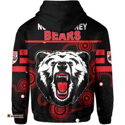 the bears indigenous zip hoodie go north sydney