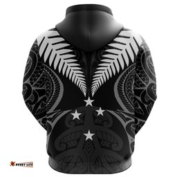 Silver Fern Hoodie Lost In Forest