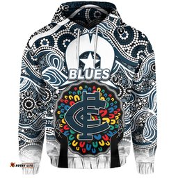 blues australian football hoodie naidoc week 2022