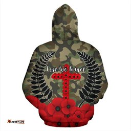 New Zealand ANZAC Day Camo Hoodie
