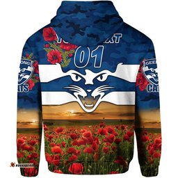 custom personalised geelong cats anzac zip up and pullover hoodie poppy vibes