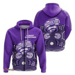 hobart hurricanes hoodie aboriginal style of dot