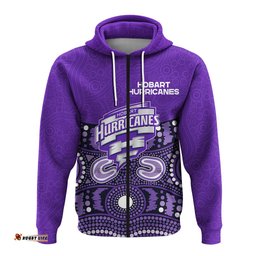 hobart hurricanes hoodie aboriginal style of dot