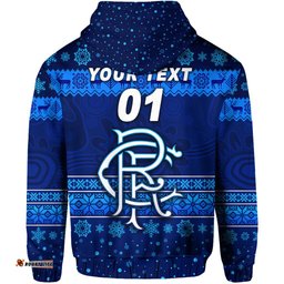 custom personalised rovers football club zip hoodie christmas simple style