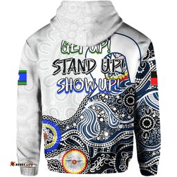 cats australian football hoodie naidoc patterns