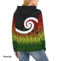 New Zealand Koru Rastafari All Over Print Hoodie