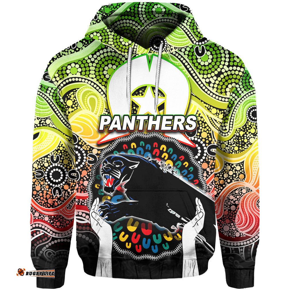 panthers rugby hoodie naidoc week no2