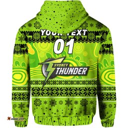 custom personalised sydney thunder zip hoodie christmas simple style
