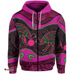 emu aboriginal zip hoodie style no4
