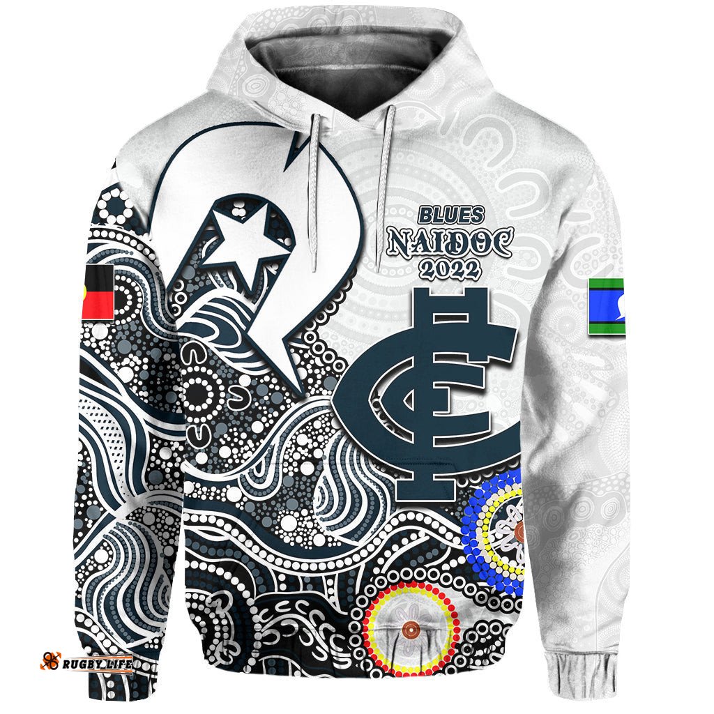 blues australian football hoodie naidoc patterns