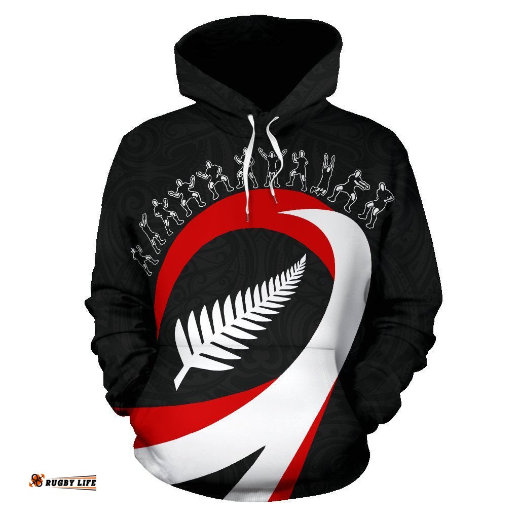 Rugby Koru Haka Dance Hoodie