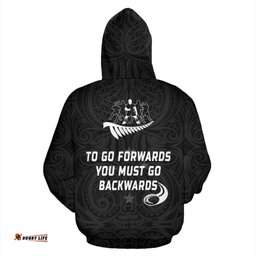 New Zealand Maori Haka Rugby Sayings Hoodie