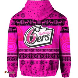sydney sixers zip hoodie christmas simple style