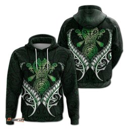 new zealand silver fern hoodie green