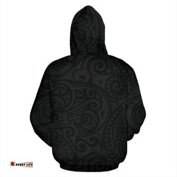 Rugby Kia Kaha Be Strong Hoodie Black