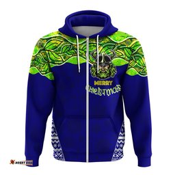 aboriginal christmas zip hoodie the green machine
