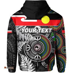 custom personalised aboriginal and maori hoodie culture style