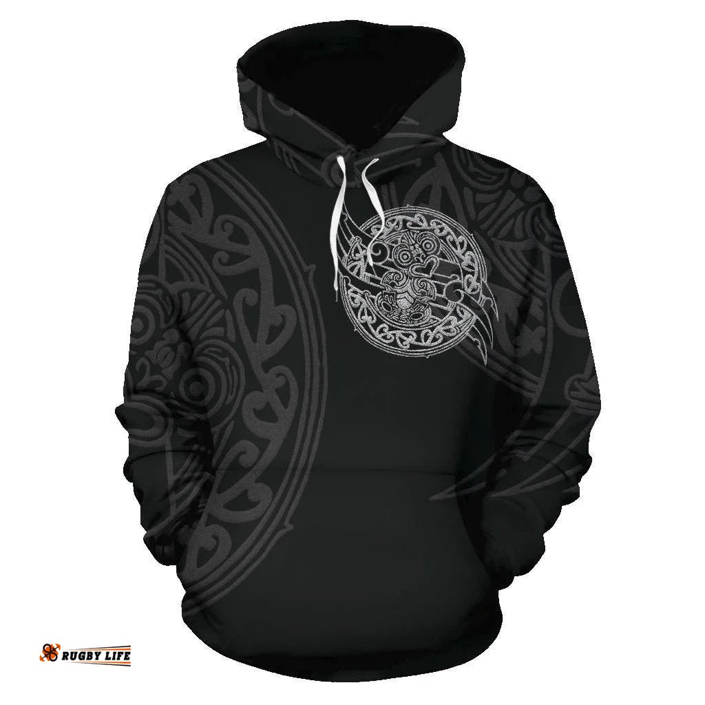 New Zealand Maori Tiki All Over Print Hoodie
