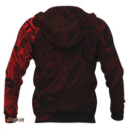 New Zealand Maori Tattoo All Over Print Customized Hoodie