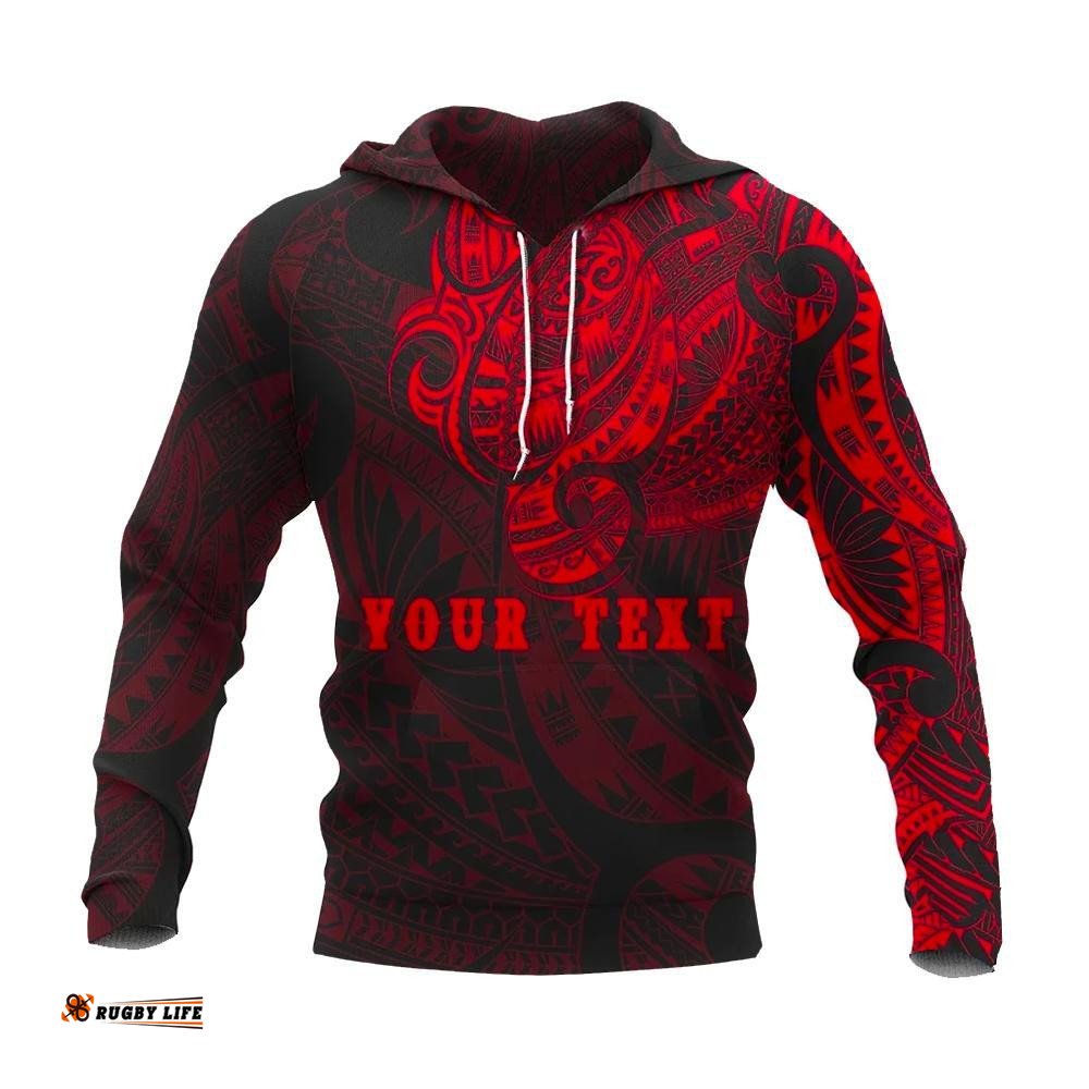 New Zealand Maori Tattoo All Over Print Customized Hoodie