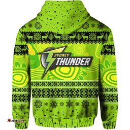 sydney thunder zip hoodie christmas simple style
