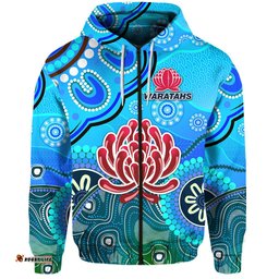 new south wales waratahs aboriginal zip hoodie indigenous wave vibes