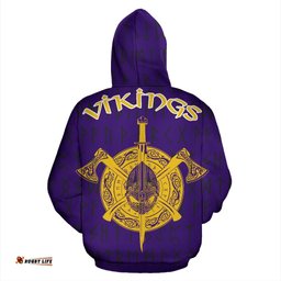 Vikings Warrior Hoodie Zip Up