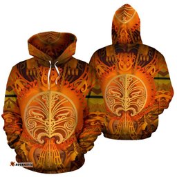 New Zealand Maori Sun God Hoodie
