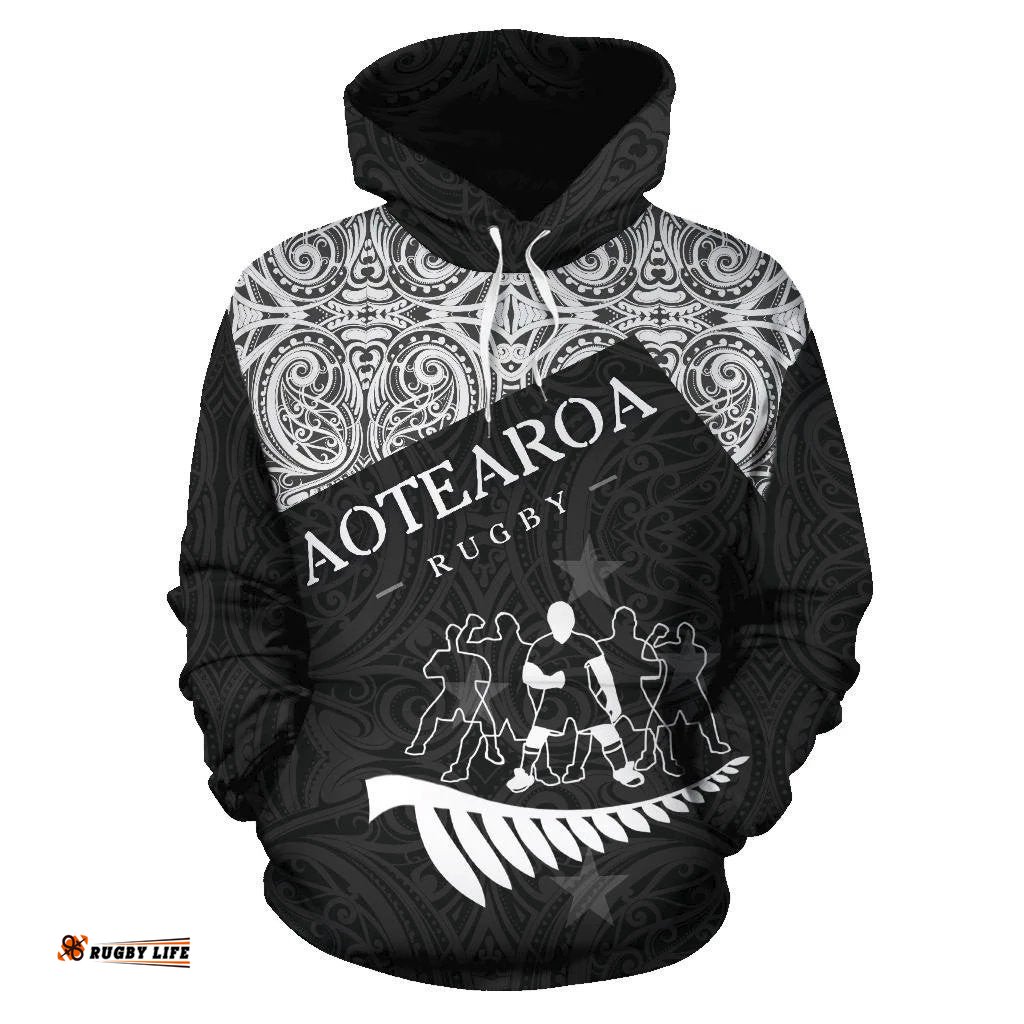 Maori Haka Rugby Hoodie New Zealand