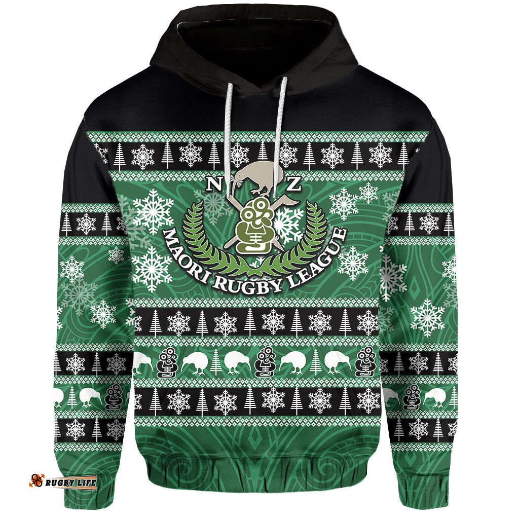 new zealand mori rugby all stars hoodie christmas 2021