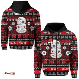 custom personalised new zealand hei tiki christmas zip hoodie maori meri kirihimete