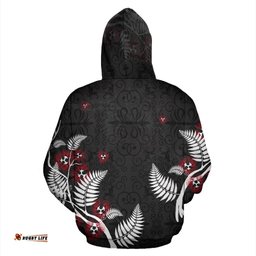 New Zealand Tui Bird Silver Fern Hoodie Special Version