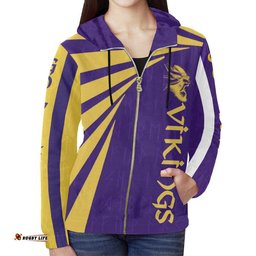 Vikings Warrior Zip Up Hoodie Tornado Version