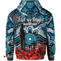 sharks zip hoodie anzac day poppy flowers with aboriginal