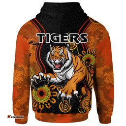 tigers rugby hoodie custom indigenous tigers hoodie ver2
