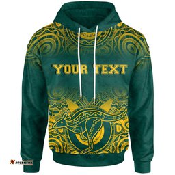 wallabies rugby hoodie custom aboriginal wallabies kangaroo hoodie