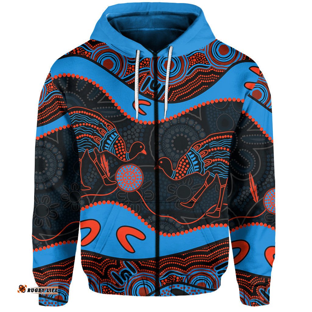emu aboriginal zip hoodie style no5