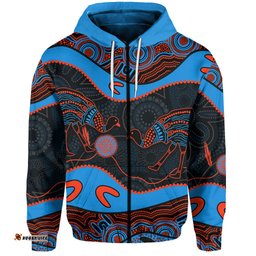 emu aboriginal zip hoodie style no5