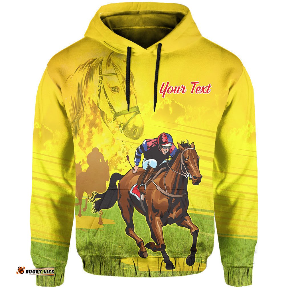 custom personalised launceston cup hoodie australian horse lovers