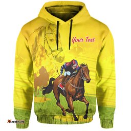 custom personalised launceston cup hoodie australian horse lovers