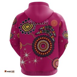 Sydney Zip Hoodie Sixers Indigenous Magenta
