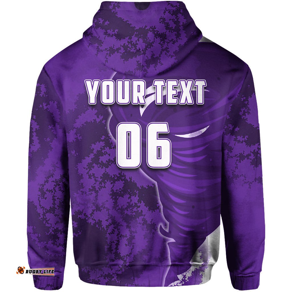 custom personalised and number hobart hurricanes hoodie cricket special style