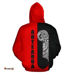 Maori Koru Aotearoa Hoodie