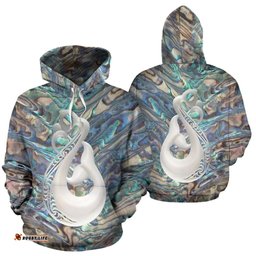 Manaia Paua Shell New Zealand Hoodie