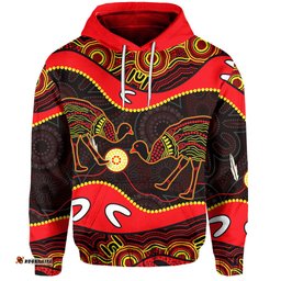 emu aboriginal hoodie style no2 02