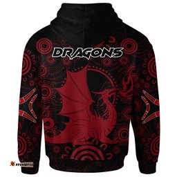 st george rugby hoodie custom indigenous dragons hoodie