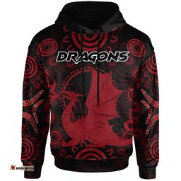 st george rugby hoodie custom indigenous dragons hoodie
