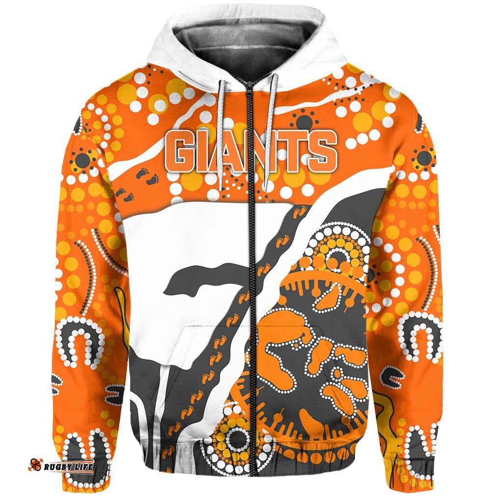 GWS Zip Up Hoodie Indigenous Giants