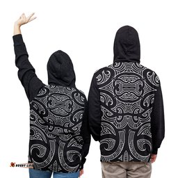 New Zealand Aotearoa Hoodie Patterns Maori Aotearoa Map
