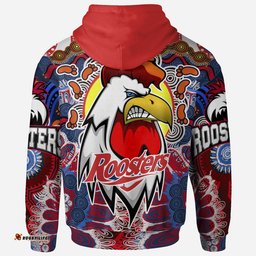 roosters indigenous rugby custom hoodie protection under the sun